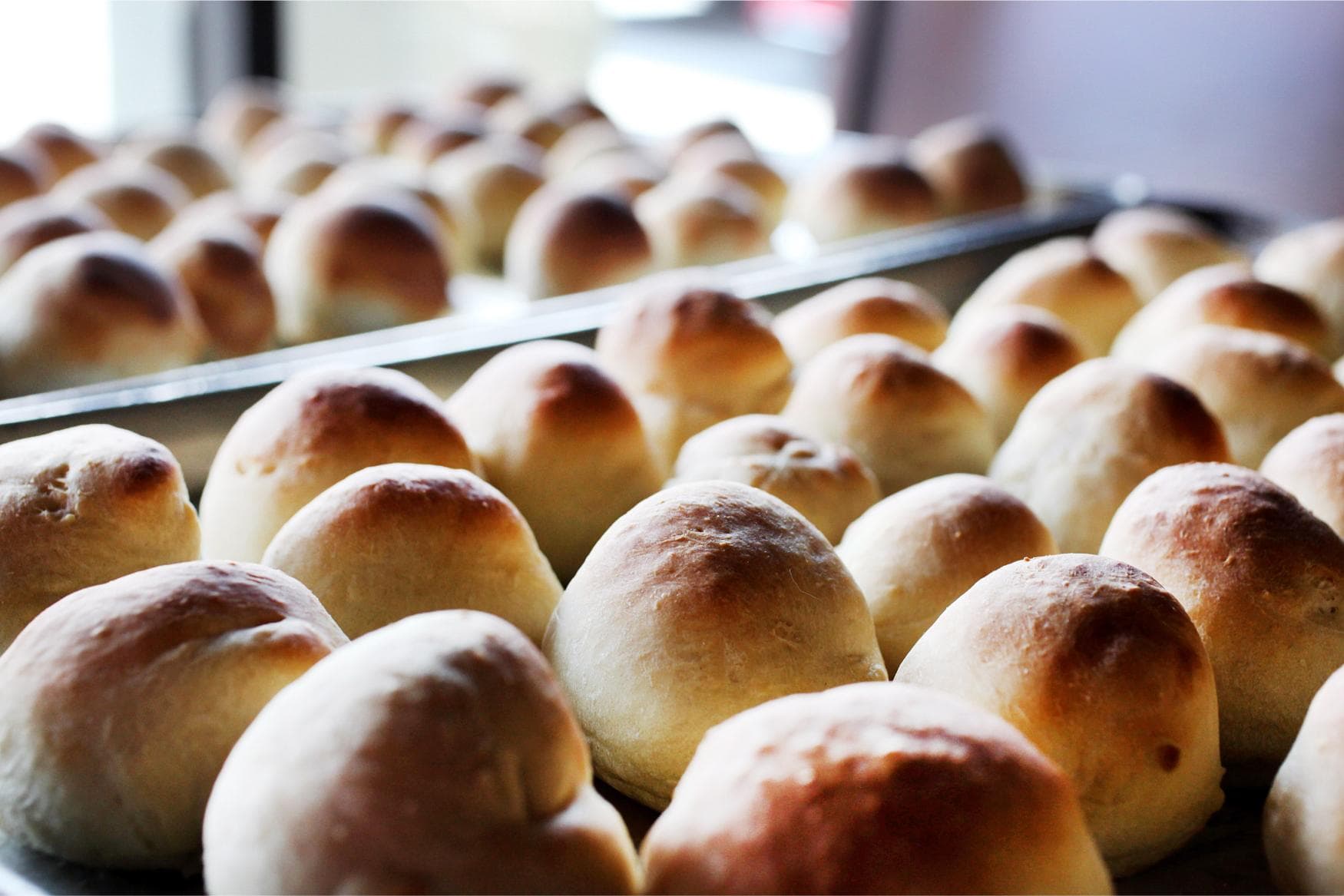 Fresh baked rolls at Bacchus, Italian dining in Richmond's Fan District